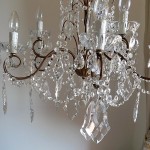 Venetian vintage rare crystals chendelier