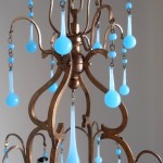 Italian Birdcage Chandelier Murano