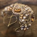 luxury Swarovski tieback bracelet