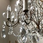 8 lights crystal chandelier