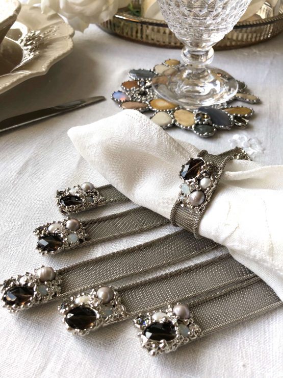 Swarovski napkin rings