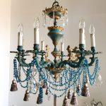 ornate bronze chandelier
