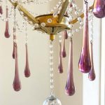 gold basket chandelier