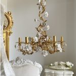 white roses chandelier