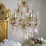 pink opaline drops chandelier