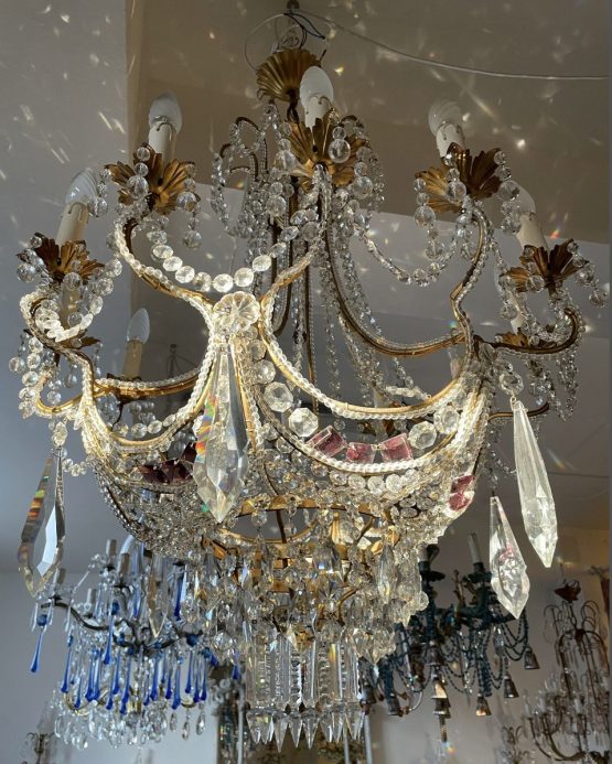 Italian beaded chandelier