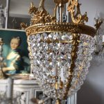 empire style bronze chandelier