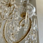 Antique crystal chandelier