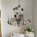 flowers basket chandelier