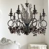 Italian 8 lights wrought iron chandelier