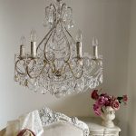 Italian vintage beaded chandelier