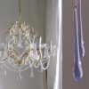 lilac drops chandelier