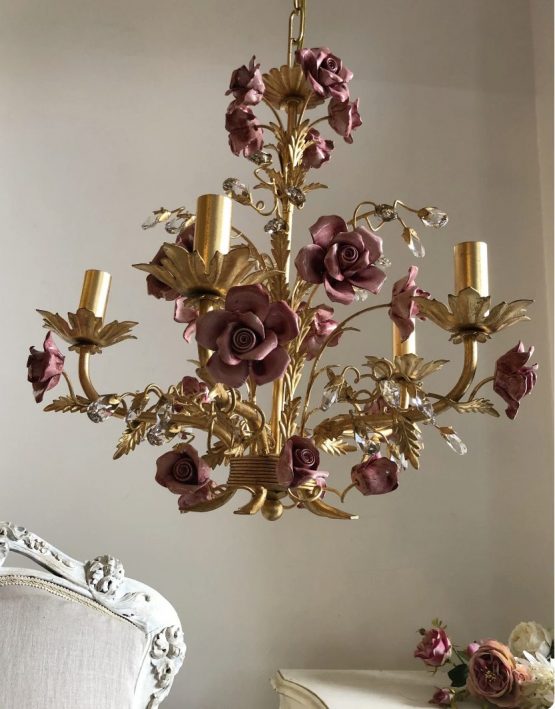 roses chandelier
