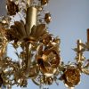 gold roses chandelier